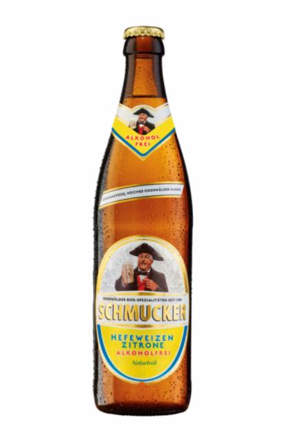 schmucker weizen zitrone Alkoholftei 0.5%, Privat-Brauerei Schmucker, Germany