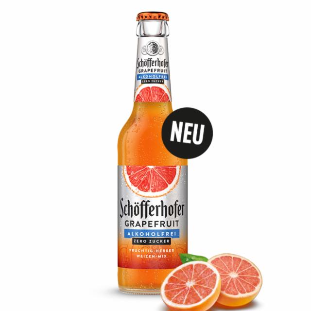 Schöfferhofer Grapefruit Alkoholfrei Zero Zucker 0.5%, Schöfferhofer Weizenbier GmbH (Radeberger Gruppe), Germany