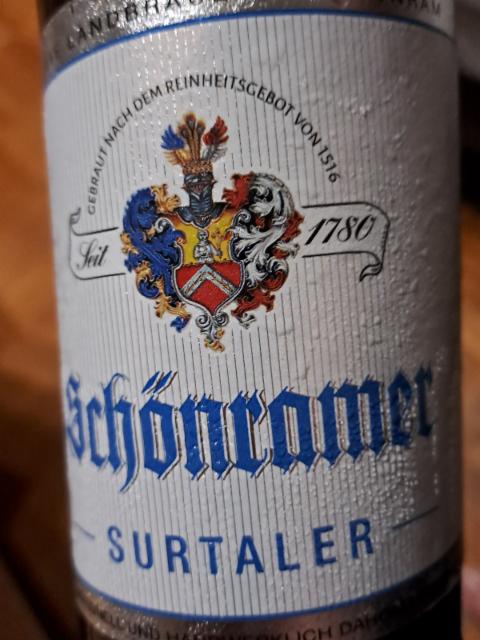 schönramer surtaler 3.5%, Private Landbrauerei Schönram, Germany