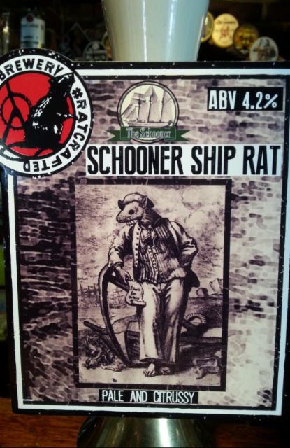 Schooner Ship Rat 4.2%, The Rat Brewery, England