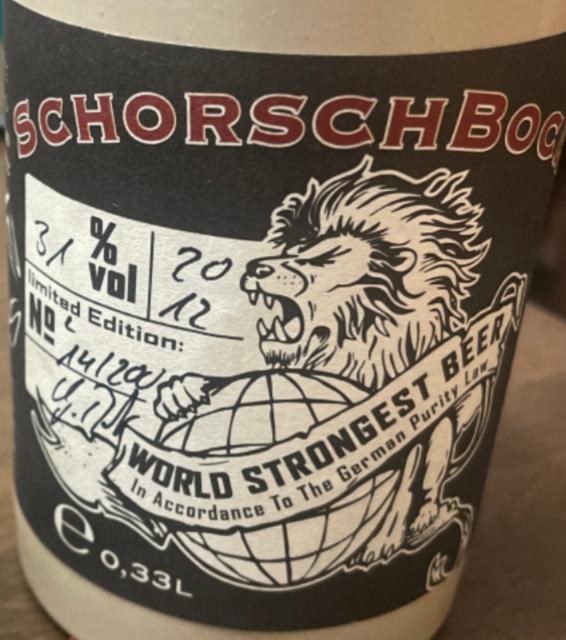 SchorschBock 31%, SchorschBräu, Germany