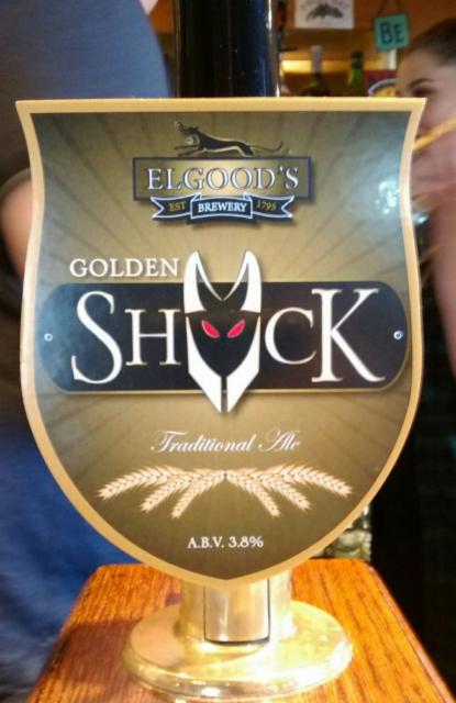 Schuck 3.8%, Elgood's Brewery, England