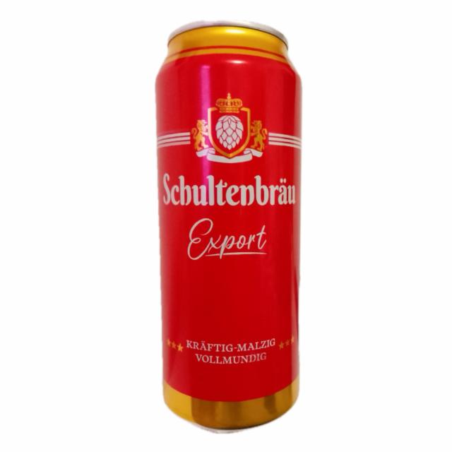 SCHULTENBRÄU EXPORT, Brauerei Gotha (Oettinger)