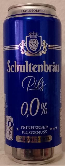 Schultenbräu Pils 0,0%, Herforder Brauerei (Warsteiner), Germany