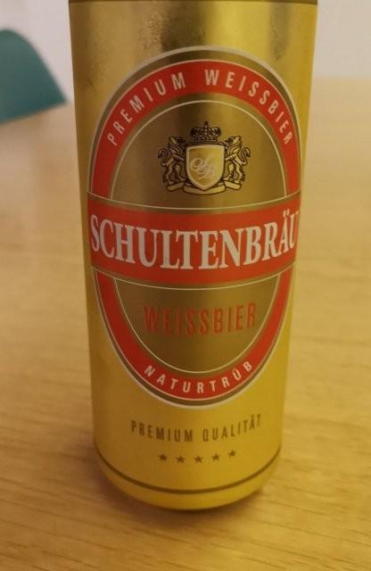 Schultenbräu Premium Weissbier 4.9%, Brauerei Gotha (Oettinger), Germany