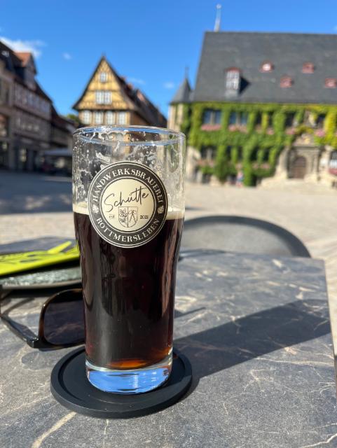 Schütte Börse Dunkel 4.8%, Handwerksbrauerei Rottmersleben, Germany