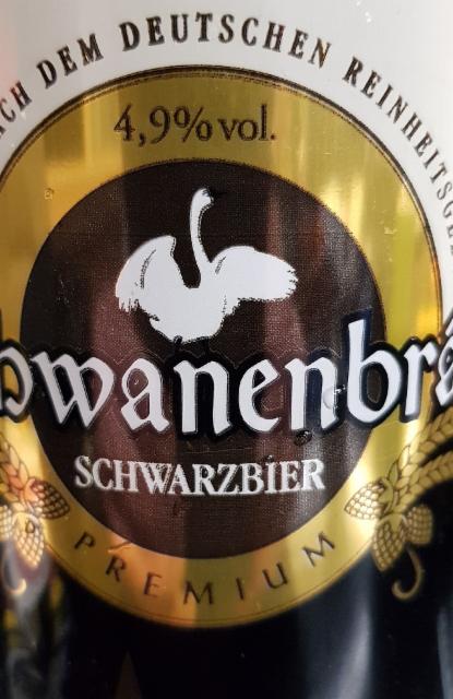Schwanenbräu Schwarzbier 4.9%, Privatbrauerei Eichbaum, Germany
