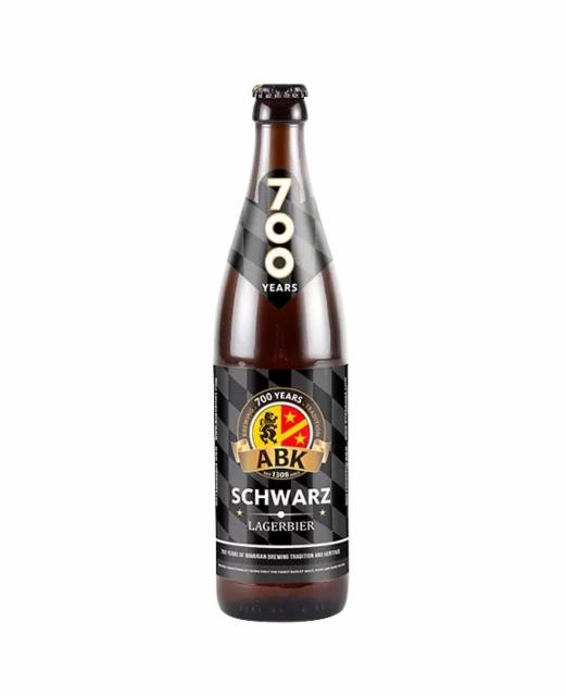 Schwarz / Schwarz Lagerbier 4.9%, ABK Aktienbrauerei Kaufbeuren, Germany