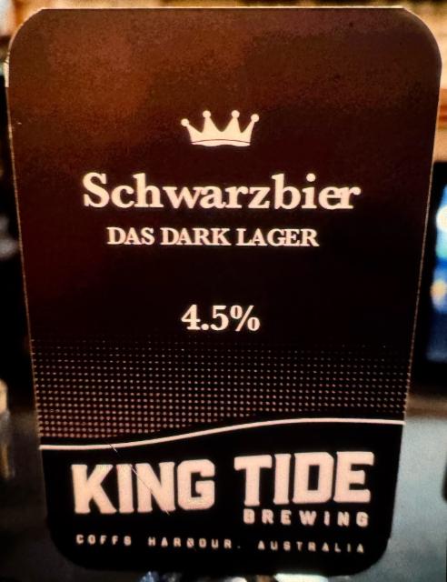 Schwarzbier - Das Dark Lager, King Tide Brewing