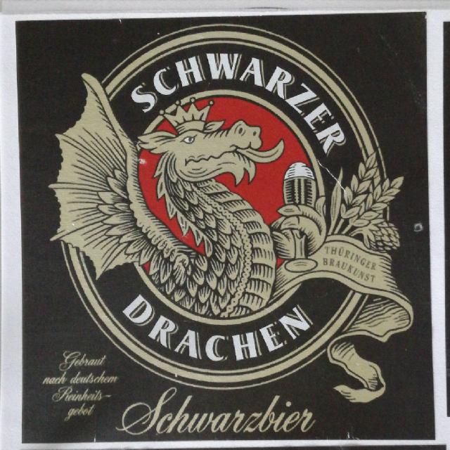Schwarzer Drachen 4.9%, Wartburg Brauerei Eisenach, Germany
