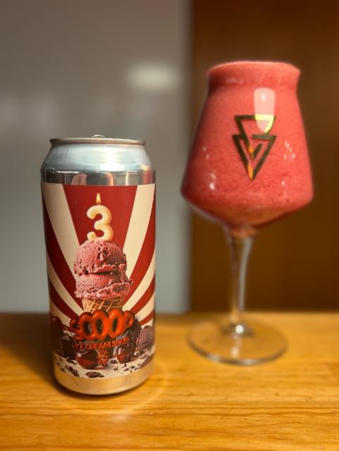 Scoop - Cocolate & Cherry Ice Cream Sour 6.0%, Azvex Brewing Company, England