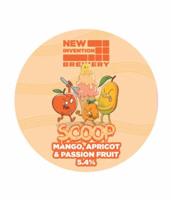 Scoop - Mango, Apricot and Passion Fruit 5.4%, New Invention Brewery, England