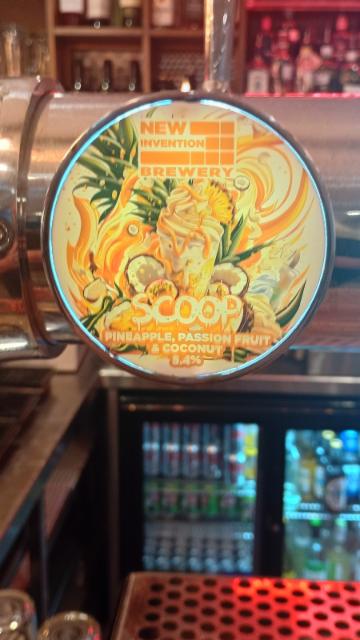Scoop - Pineapple, Passion Fruit and Coconut 6.0%, New Invention Brewery, England