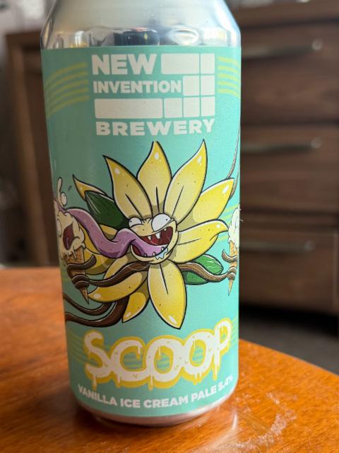 Scoop - Vanilla Ice Cream 5.4%, New Invention Brewery, England