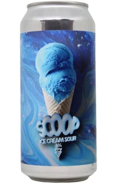 Scoop Blue Raspberry Ice Cream Sour 6.0%, Azvex Brewing Company, England