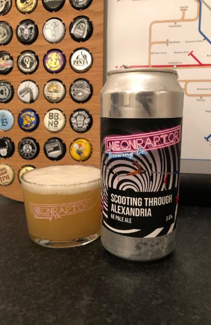 Scooting through Alexandria 3.6%, Neon Raptor Brewing Co., England