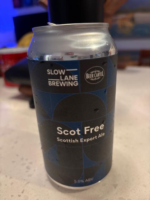 Scot Free 5.0%, Slow Lane Brewing, Australia