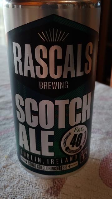 scotch ale 6.3%, Rascals Brewing Company, Ireland