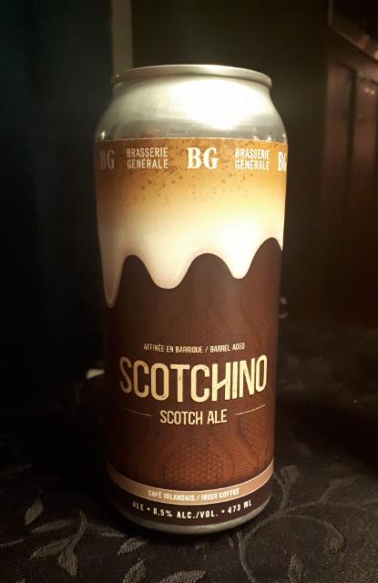 Scotchino 8.5%, BG Brasserie Urbaine, Canada