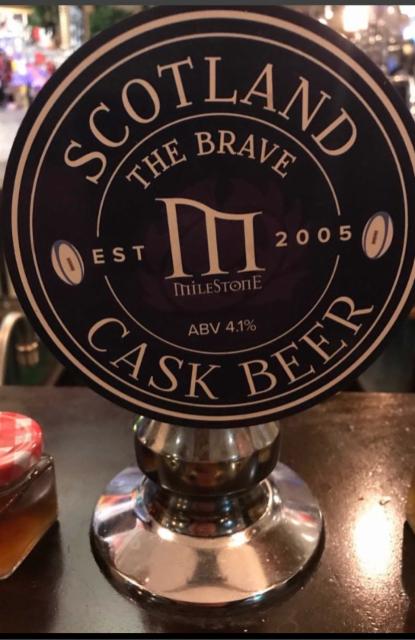 Scotland The Brave 4.1%, Milestone Brewery, England