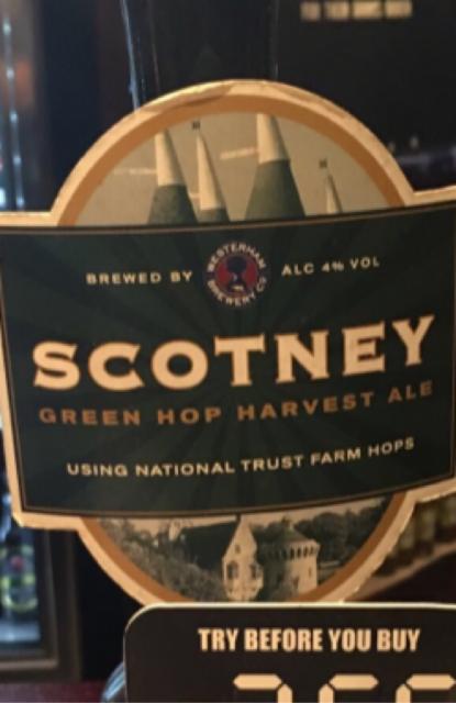 Scotney Green Hop Harvest Ale 4.0%, Westerham Brewery Co, England