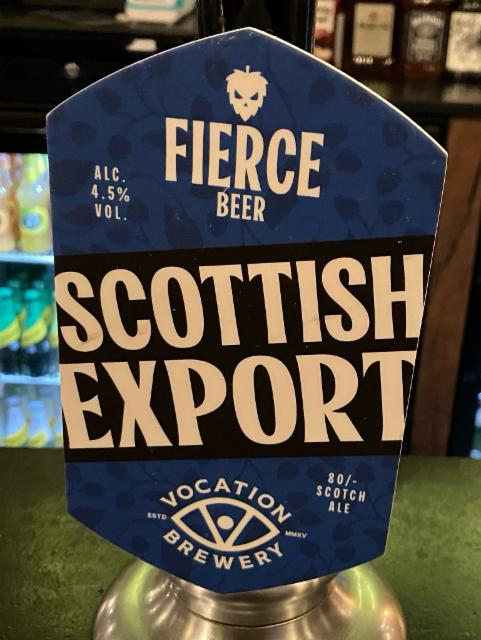 Scottish Export 4.5%, Fierce Beer Ltd, Scotland