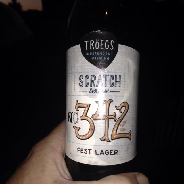 Scratch Series #342 Fest Lager 6.1%, Tröegs Independent Brewing, United States