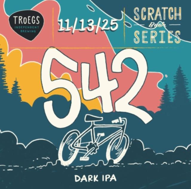 Scratch Series #542 Black IPA 6.1%, Tröegs Independent Brewing, United States
