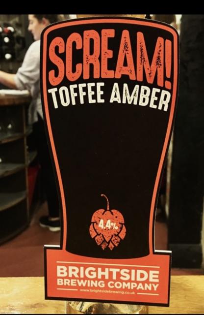 Scream! 4.4%, Brightside Brewing, England