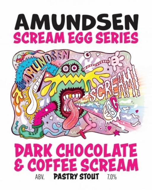 Scream Egg Series - Dark Chocolate & Coffee Scream 7.0%, Amundsen Bryggeri, Norway