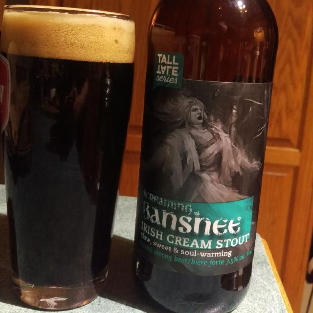 Screaming Banshee Irish cream Stout 7.5%, Old Yale Brewing Co, Canada