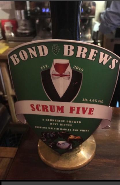 Scrum Five 4.0%, Bond Brews, England