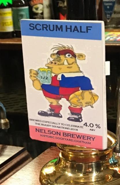 Scrum Half 4.0%, Nelson Brewing, England
