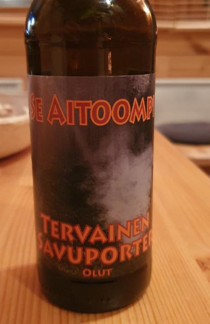 Se Aitoompi Tervainen Savuporter 5.3%, Hopping Brewsters, Finland