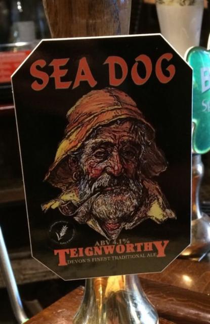 Sea Dog 4.1%, Teignworthy Brewery, England