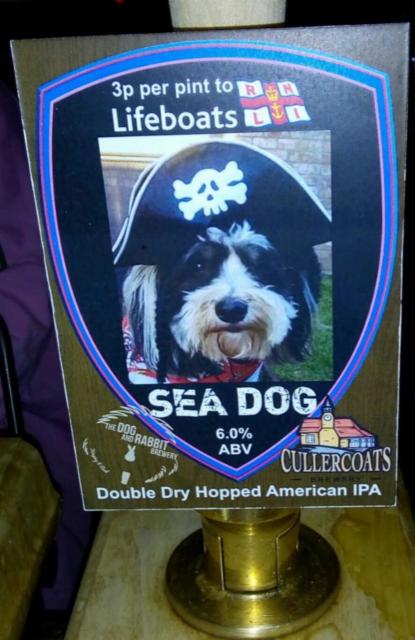Sea Dog 6.0%, Cullercoats Brewery, England