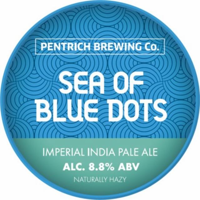 Sea Of Blue Dots 8.8%, Pentrich Brewing, England