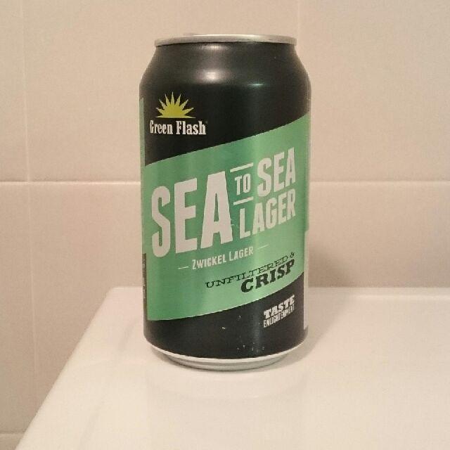 Sea To Sea Zwickel Lager 4.0%, Green Flash Brewing Company, United States