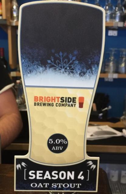 Season 4 Oat Stout 5.0%, Brightside Brewing, England