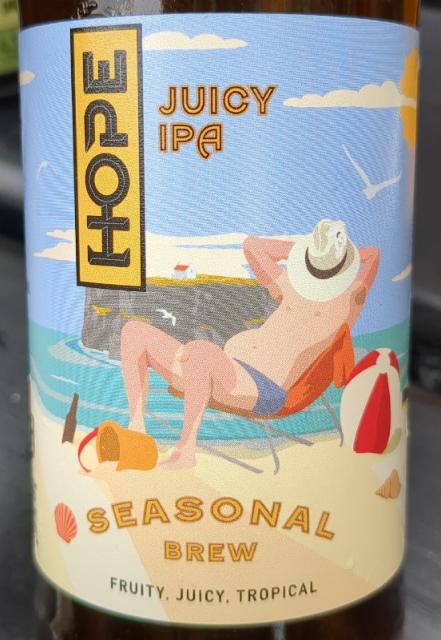 seasonal brew juicy ipa 5.5%, Hope Beer, Ireland