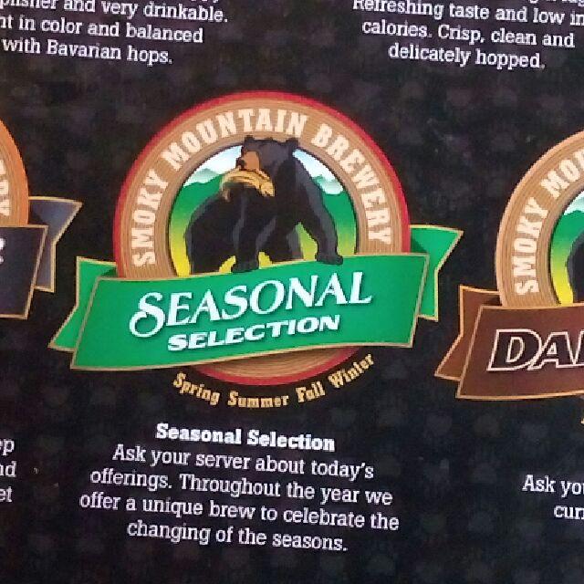 Seasonal Selection 5.5%, Smoky Mountain Brewery & Restaurant, United States
