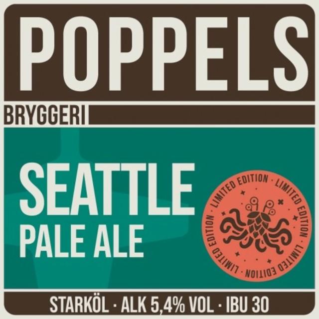 Seattle 5.4%, Poppels Bryggeri, Sweden