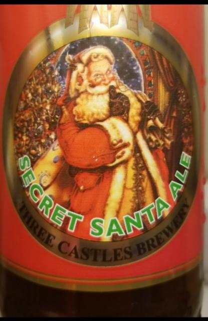 Secert Santa Ale 4.4%, Three Castles Brewery, England