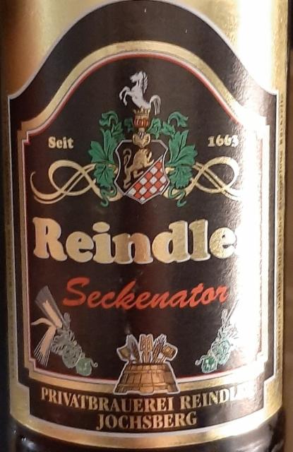 Reindler Seckenator 7.7%, Privatbrauerei Reindler, Germany