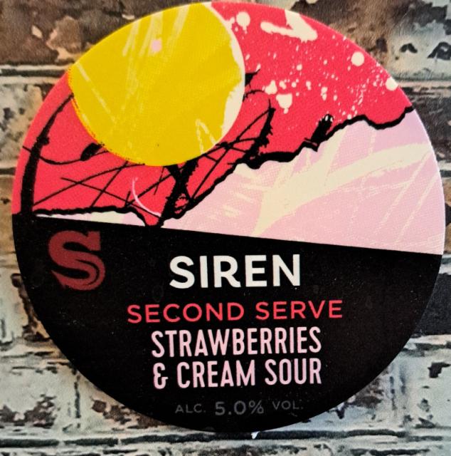 Second serve 5.0%, Siren Craft Brew, England
