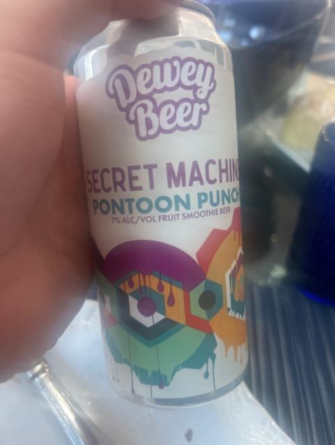 Secret machine pontoon lunch 7.0%, Dewey Beer Company, United States