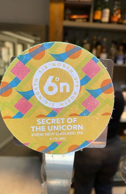 Secret of the Unicorn 4.7%, Six° North Brewery, Scotland