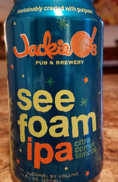 see foam ipa, Jackie O's Brewery