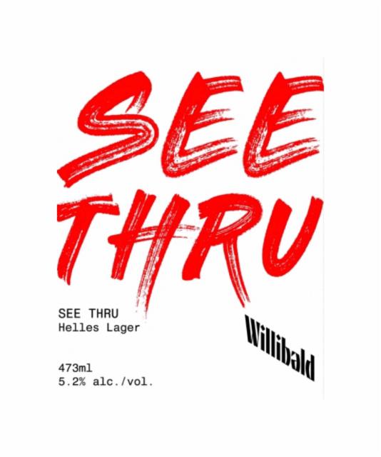 See Thru 5.2%, Willibald Farm Brewery, Canada