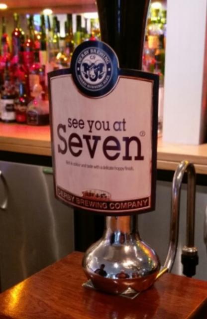 See You At Seven 4.5%, Derby Brewing, England